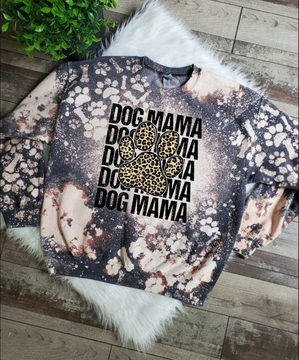 Dog Mama Bleached Sweatshirt The Ditzy Divas