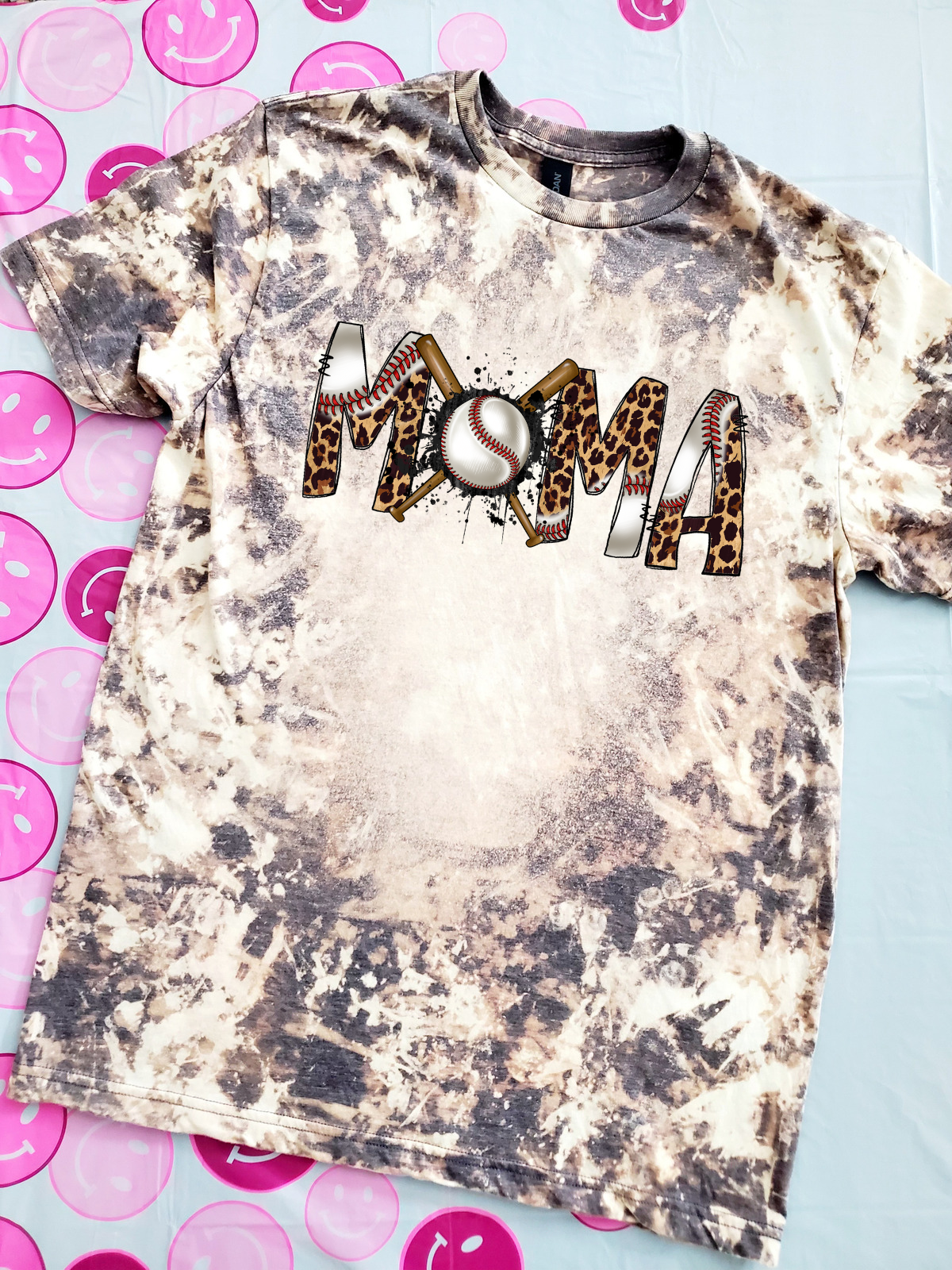 Baseball Mama Bleached Tee