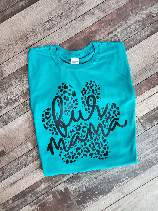 Fur Mama Paw Screen Print Tee