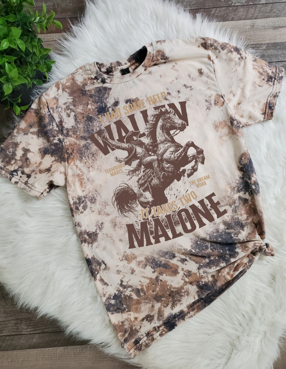 Wallen Malone Cowhide Bleached tee